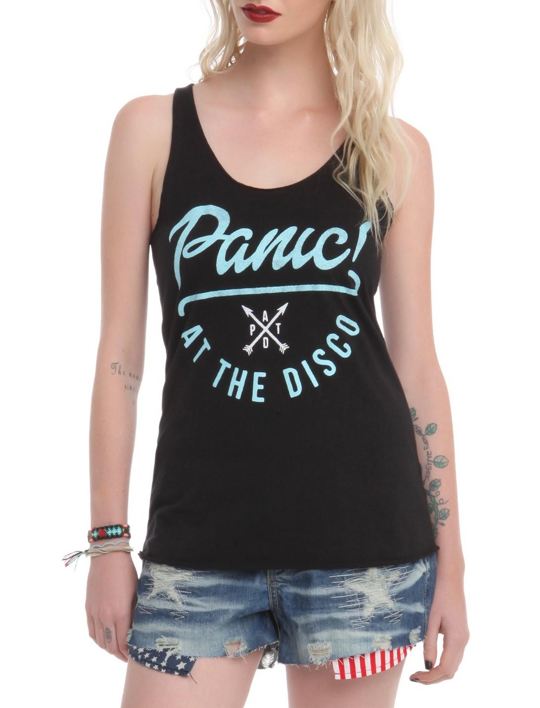 Panic! At The Disco Arrows Girls Tank Top, BLACK, hi-res