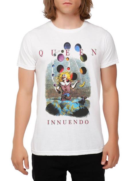 QUEEN INNUENDO ブラック Tシャツ QUEEN INNUENDO ブラック Tシャツ