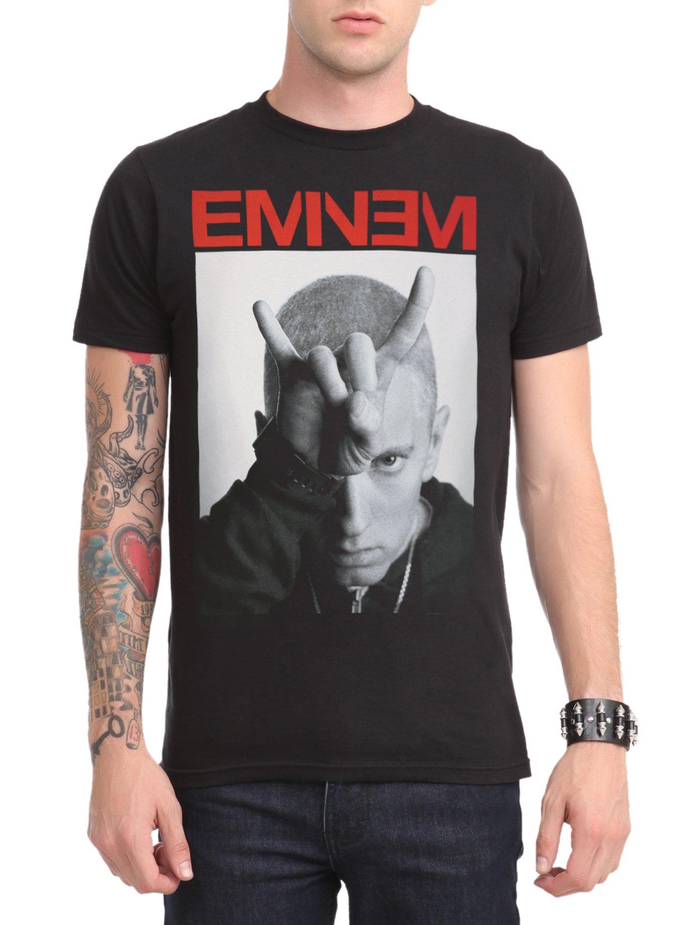 Ampere pakistanske længde Eminem Horns T-Shirt | Hot Topic