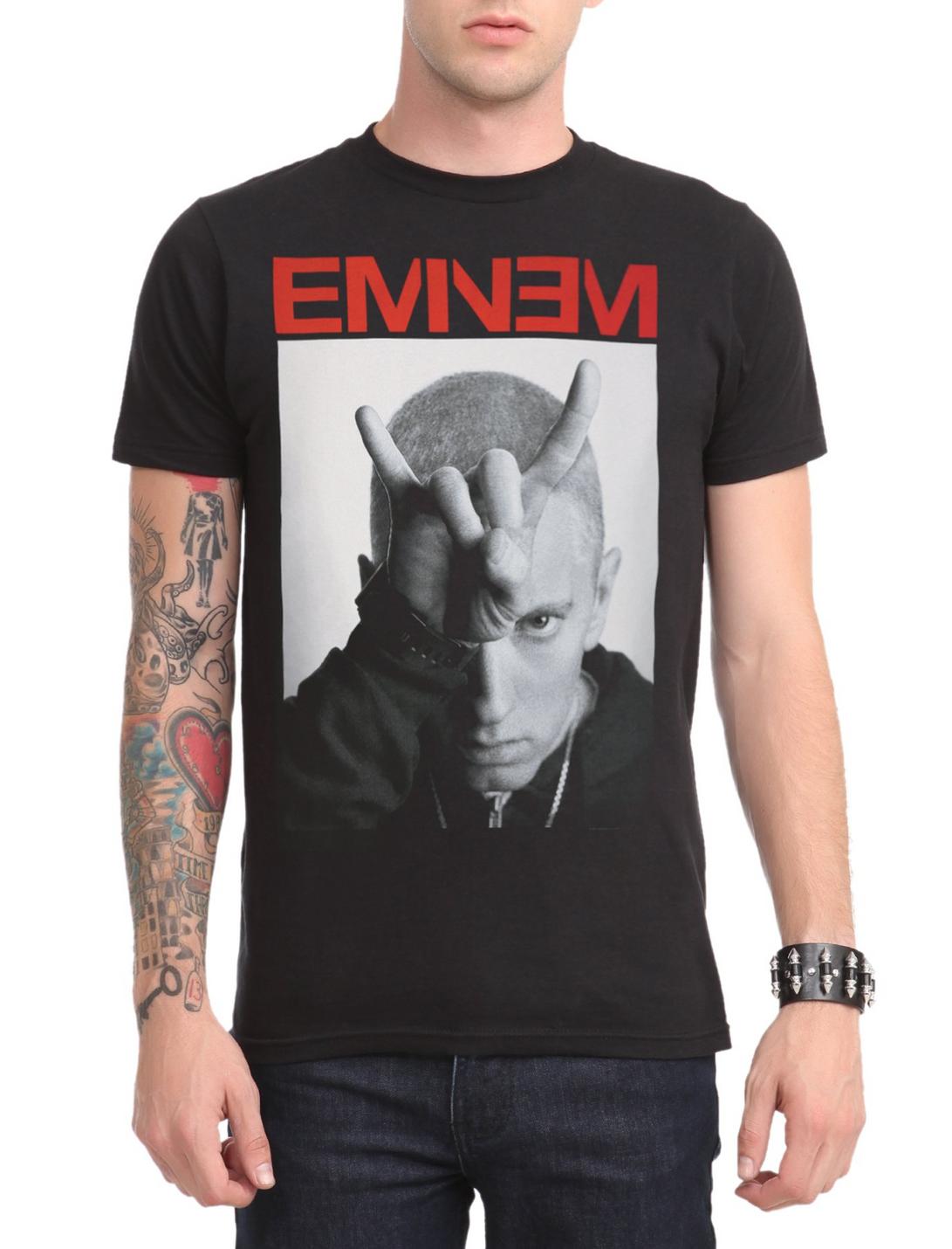 Eminem Horns T-Shirt, BLACK, hi-res