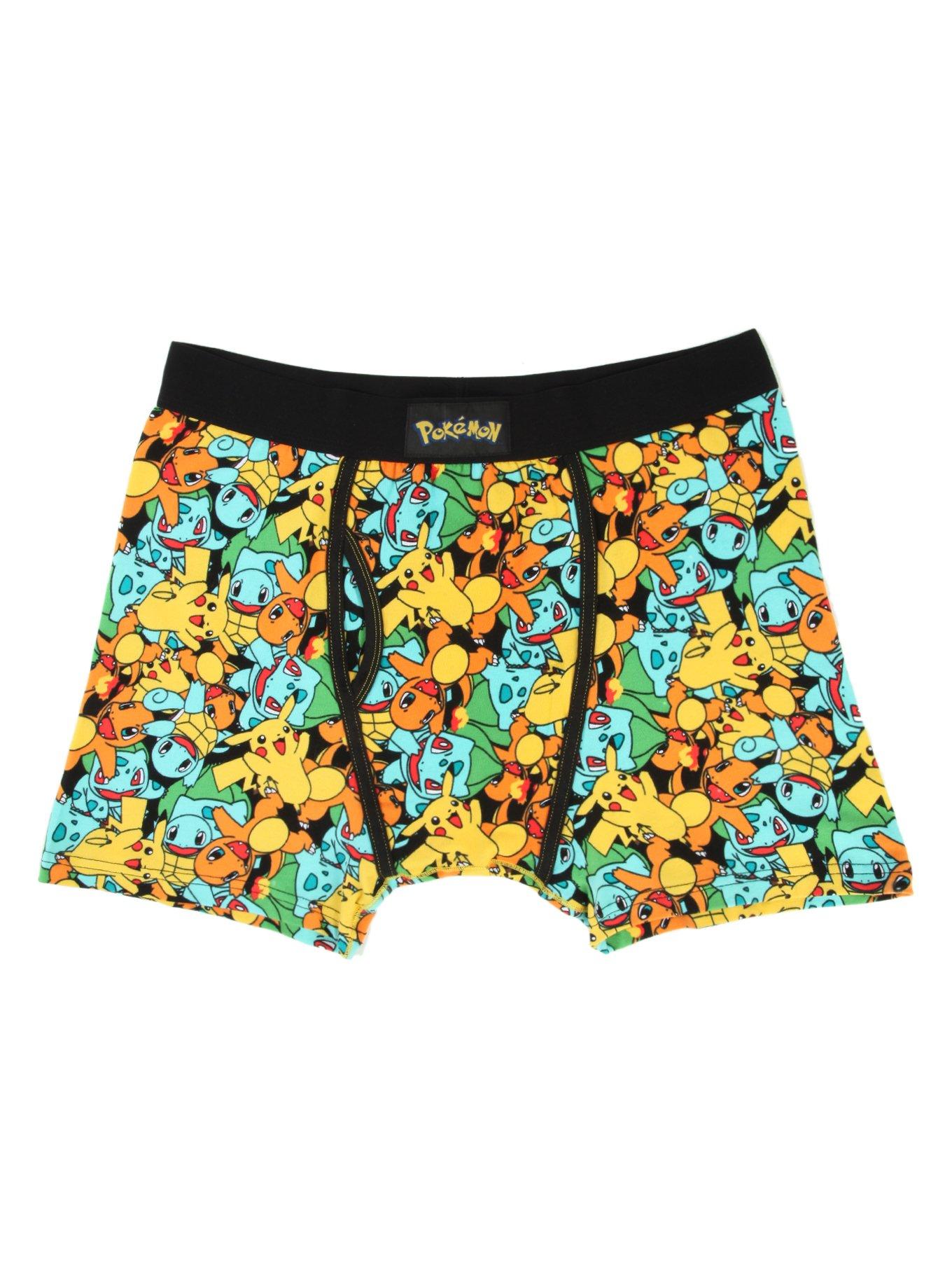 pokémon print boxers