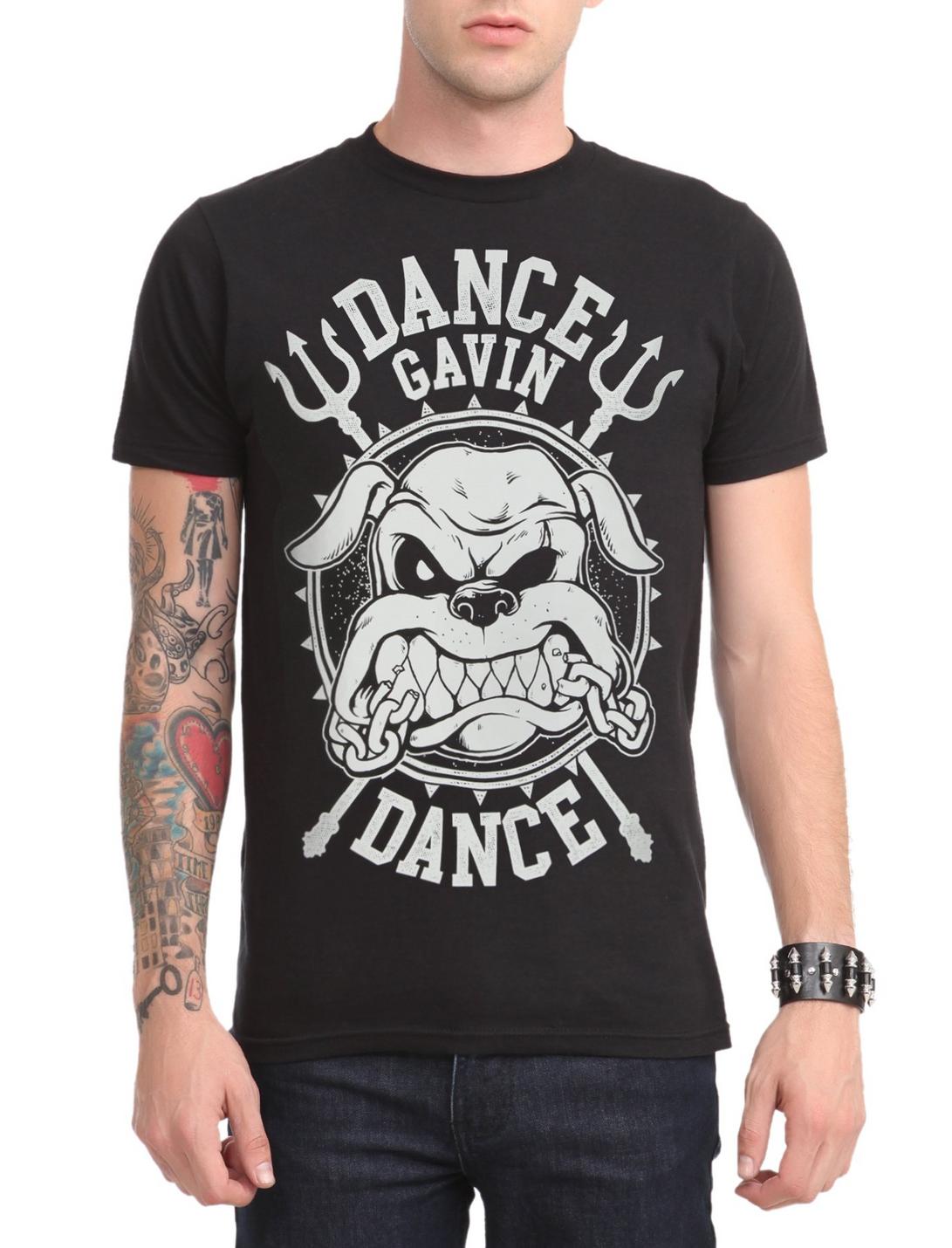 Dance Gavin Dance Bulldog T-Shirt, BLACK, hi-res