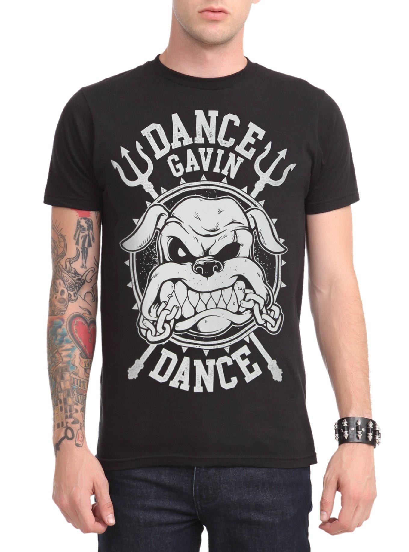 Dance Gavin Dance Bulldog T-Shirt, BLACK, hi-res