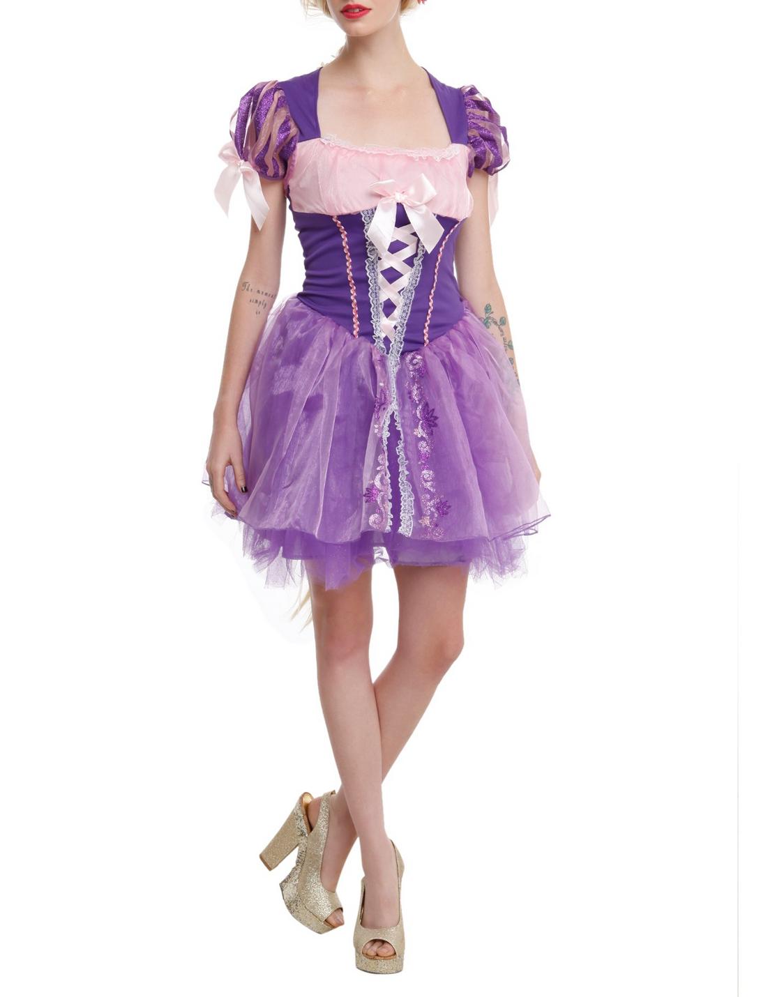 Disney Tangled Rapunzel Costume, BLACK, hi-res