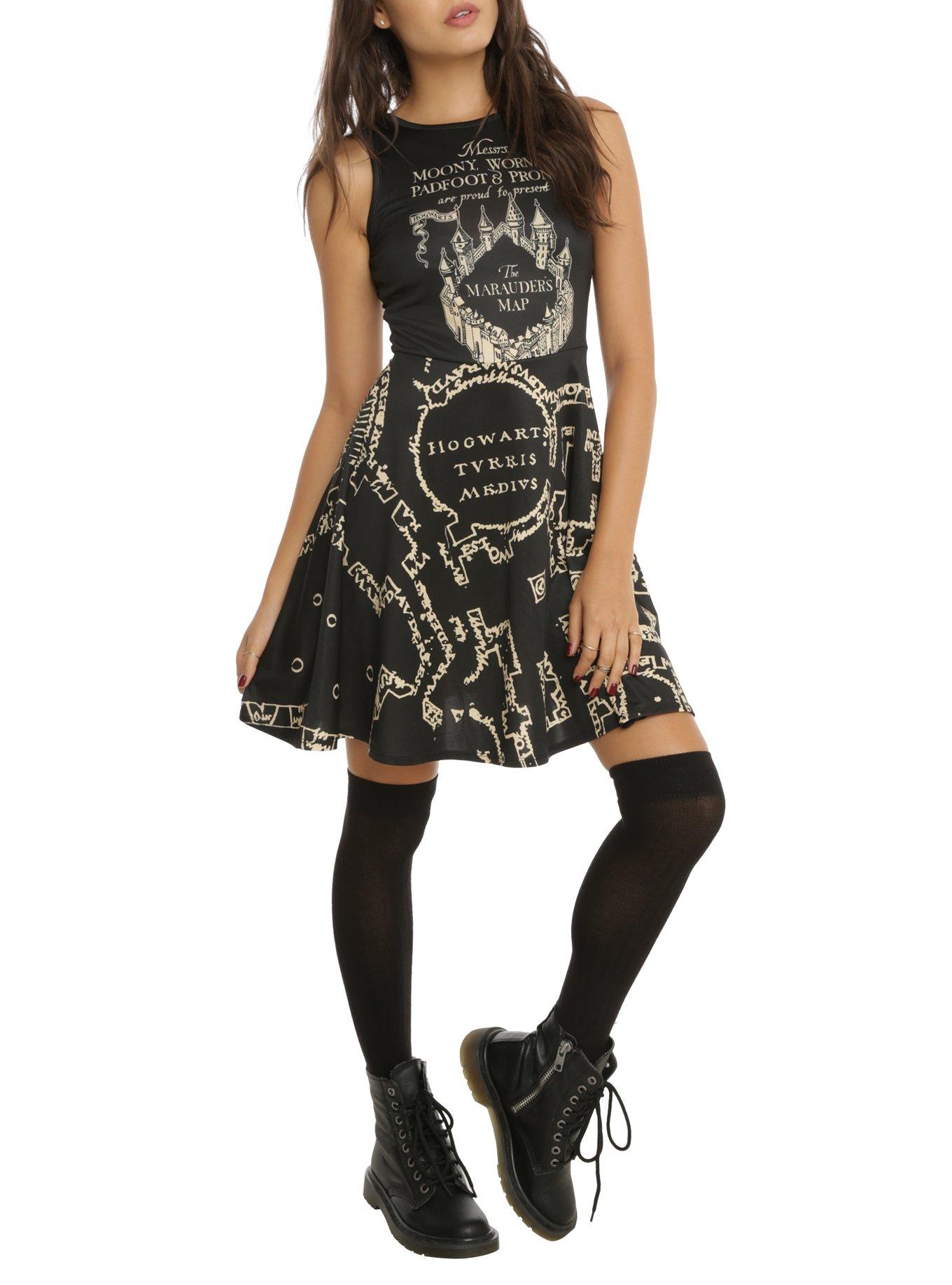 Harry Potter Marauder's Map Dress