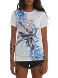Sword Art Online Asuna and Kirito Sublimation Girls T-Shirt, WHITE, hi-res