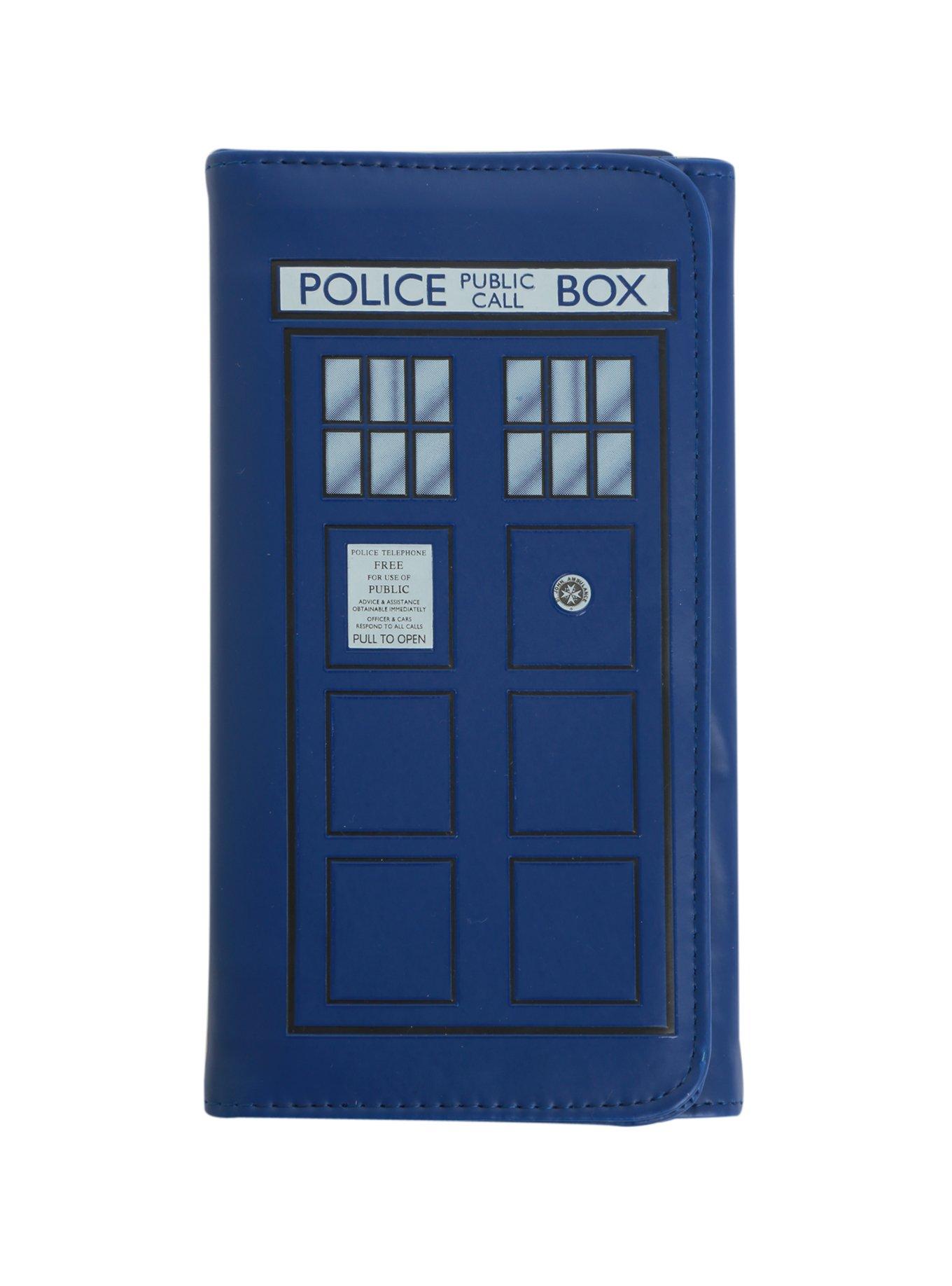 Doctor Who TARDIS Embossed Flap Wallet, , hi-res