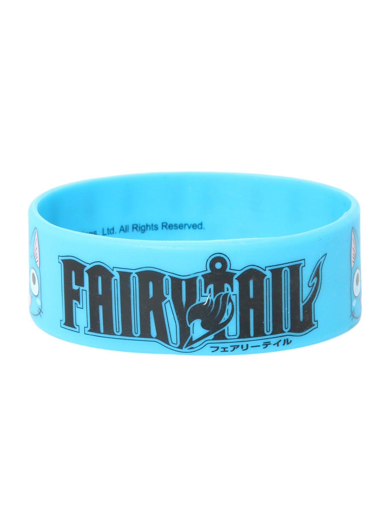 Fairy Tail Happy Rubber Bracelet | Hot Topic, image size:1360x1836