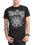 Miss May I Skull Butterfly T-Shirt, BLACK, hi-res