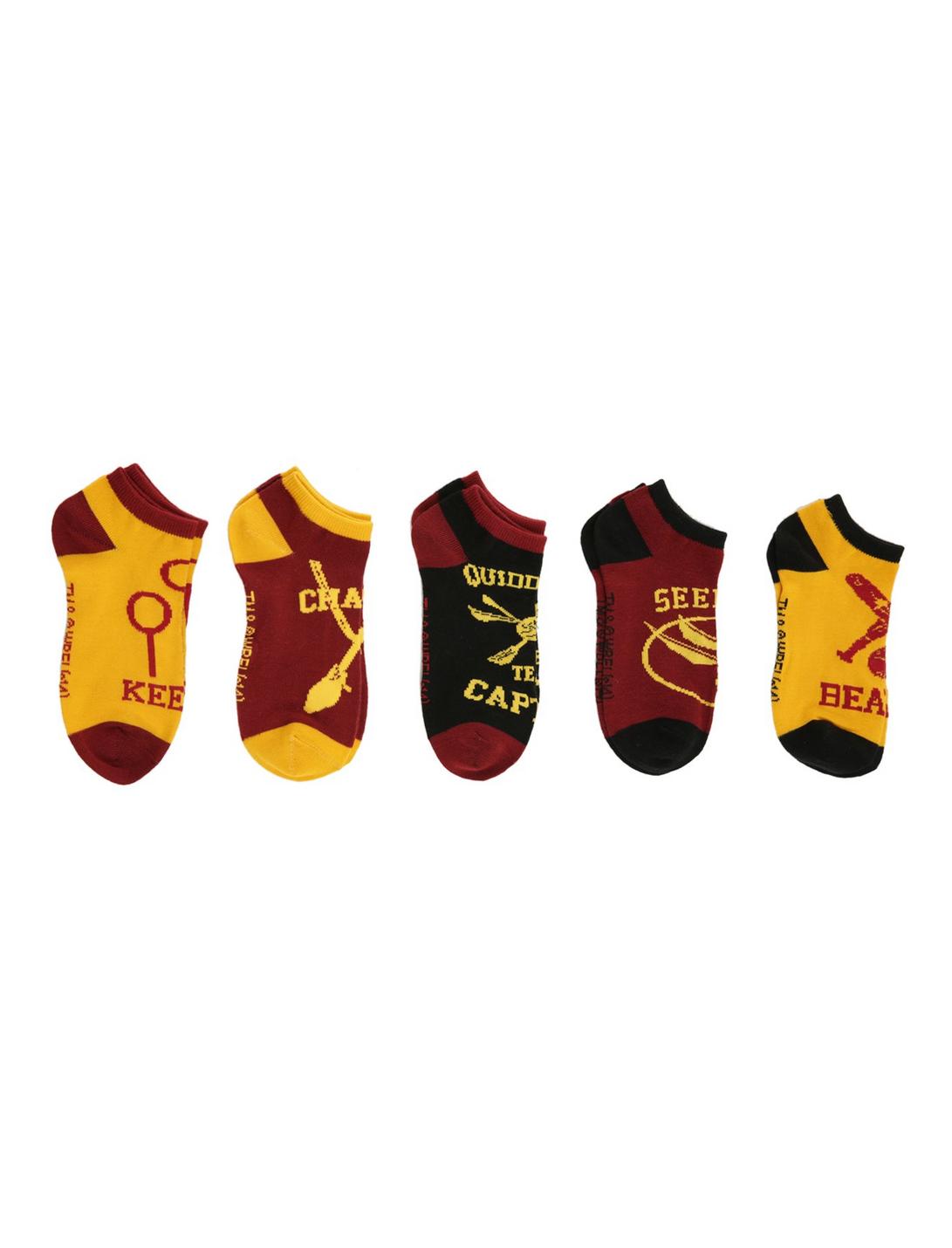 Harry Potter Quidditch No-Show Socks, , hi-res