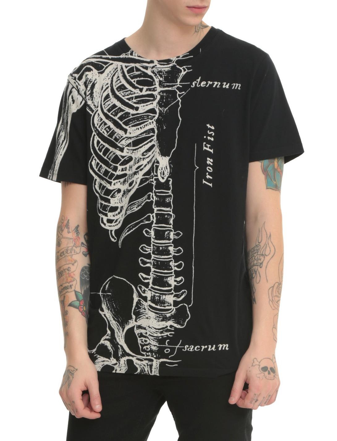 Iron Fist Wishbone T-Shirt, BLACK, hi-res