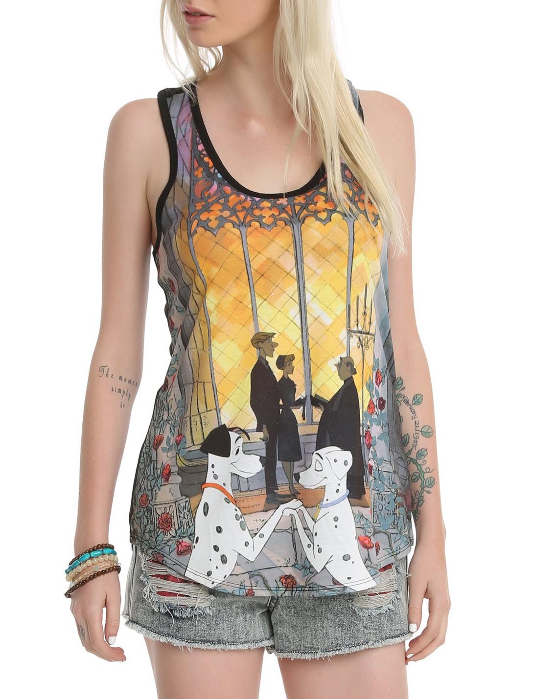 Disney One Hundred And One Dalmatians Forever Girls Tank Top, BLACK, hi-res