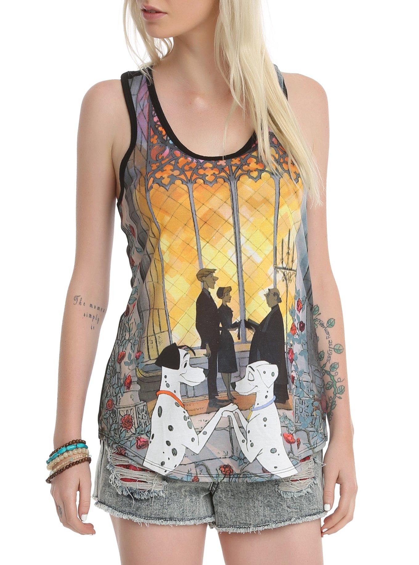 Disney One Hundred And One Dalmatians Forever Girls Tank Top, BLACK, hi-res