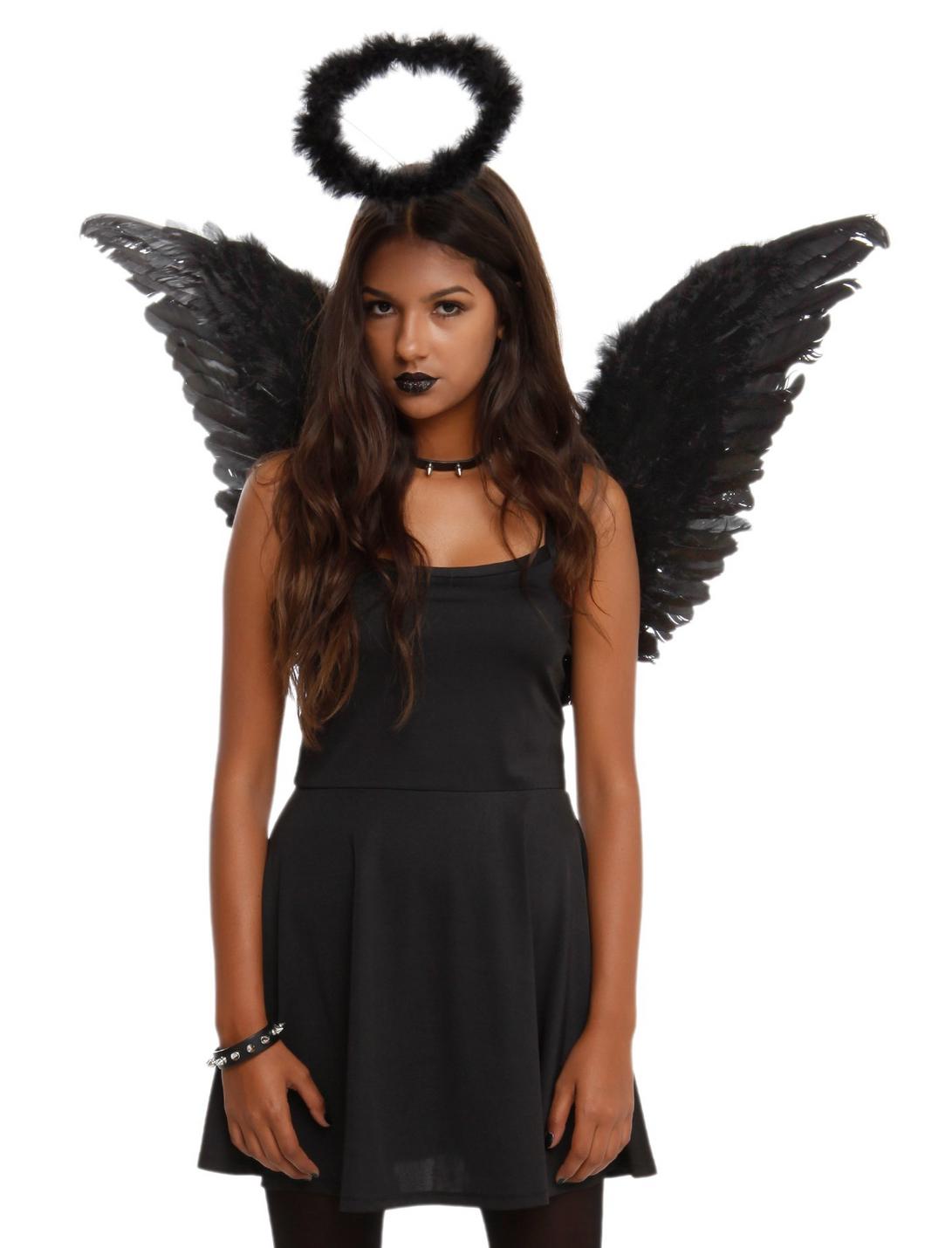 Black Angel Wings Kit, , hi-res