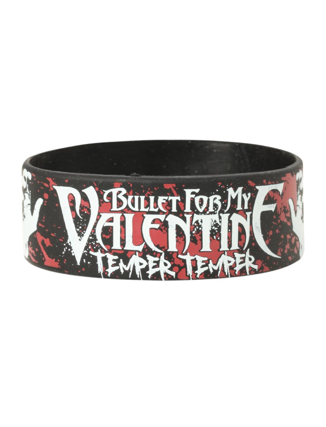 Bullet For My Valentine Temper Temper Hands Rubber Bracelet, , hi-res