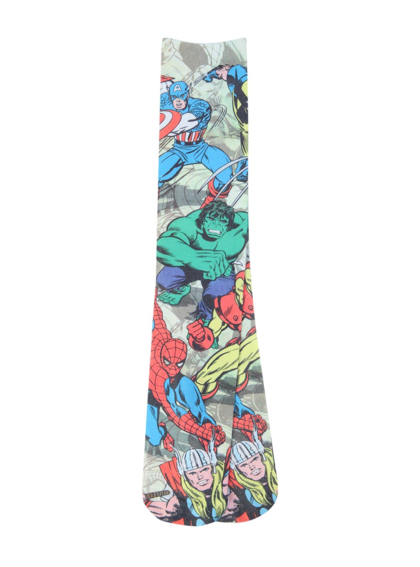 Marvel Comics Crew Socks, , hi-res
