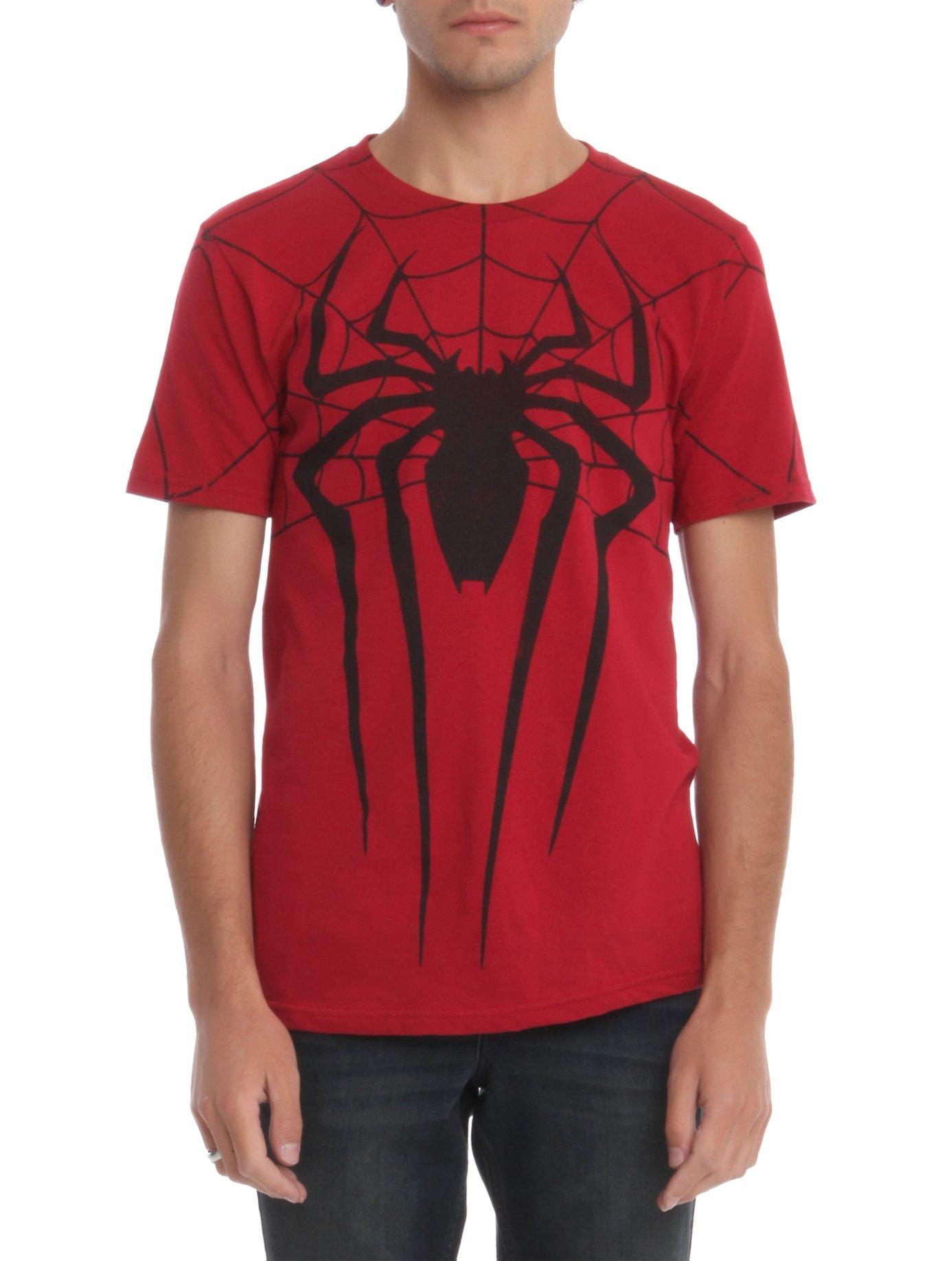 Marvel Spider Man Web T Shirt Hot Topic