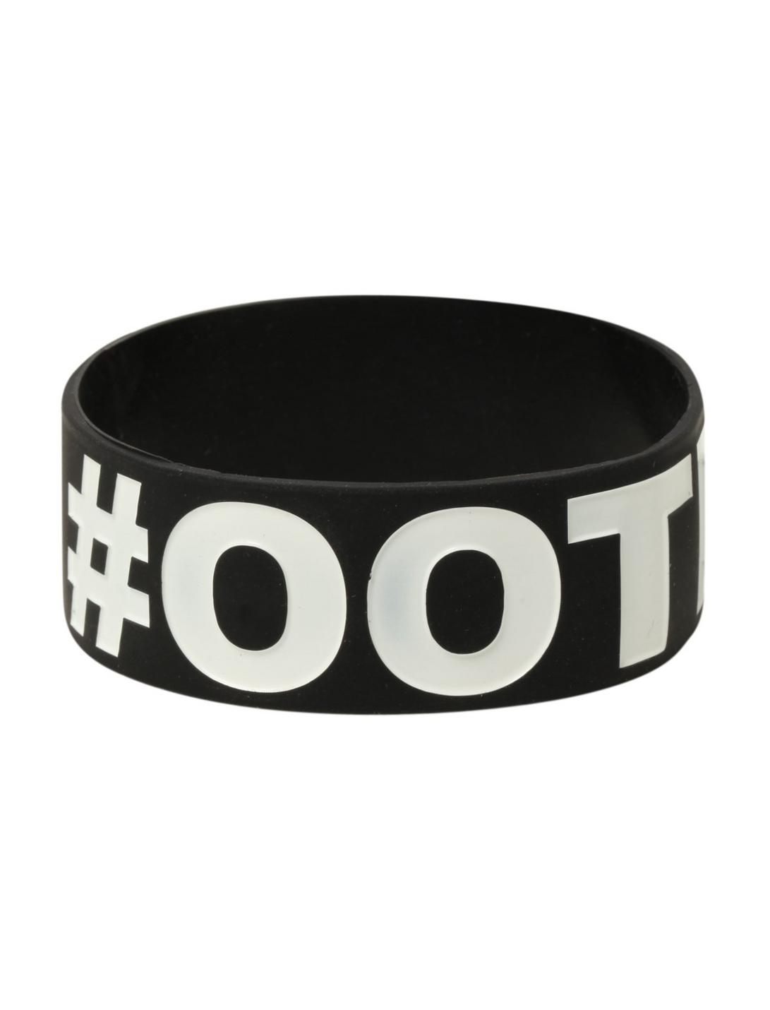 Hashtag OOTD Rubber Bracelet, , hi-res