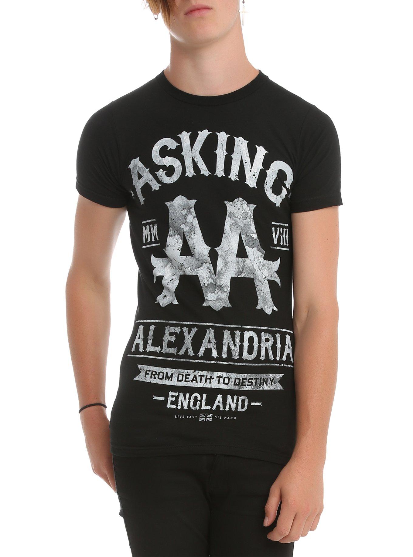 Asking alexandria band 2025 shirts hot topic