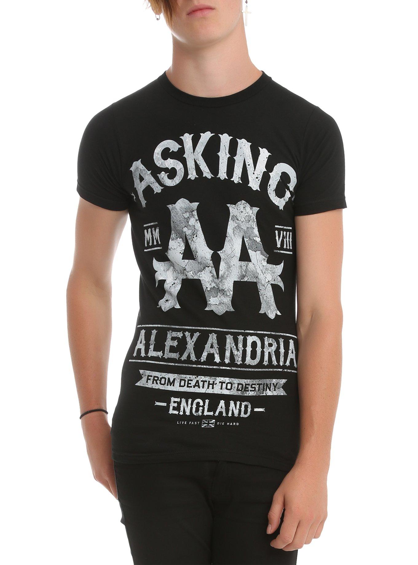 Asking Alexandria From Death To Destiny T-Shirt, BLACK, hi-res
