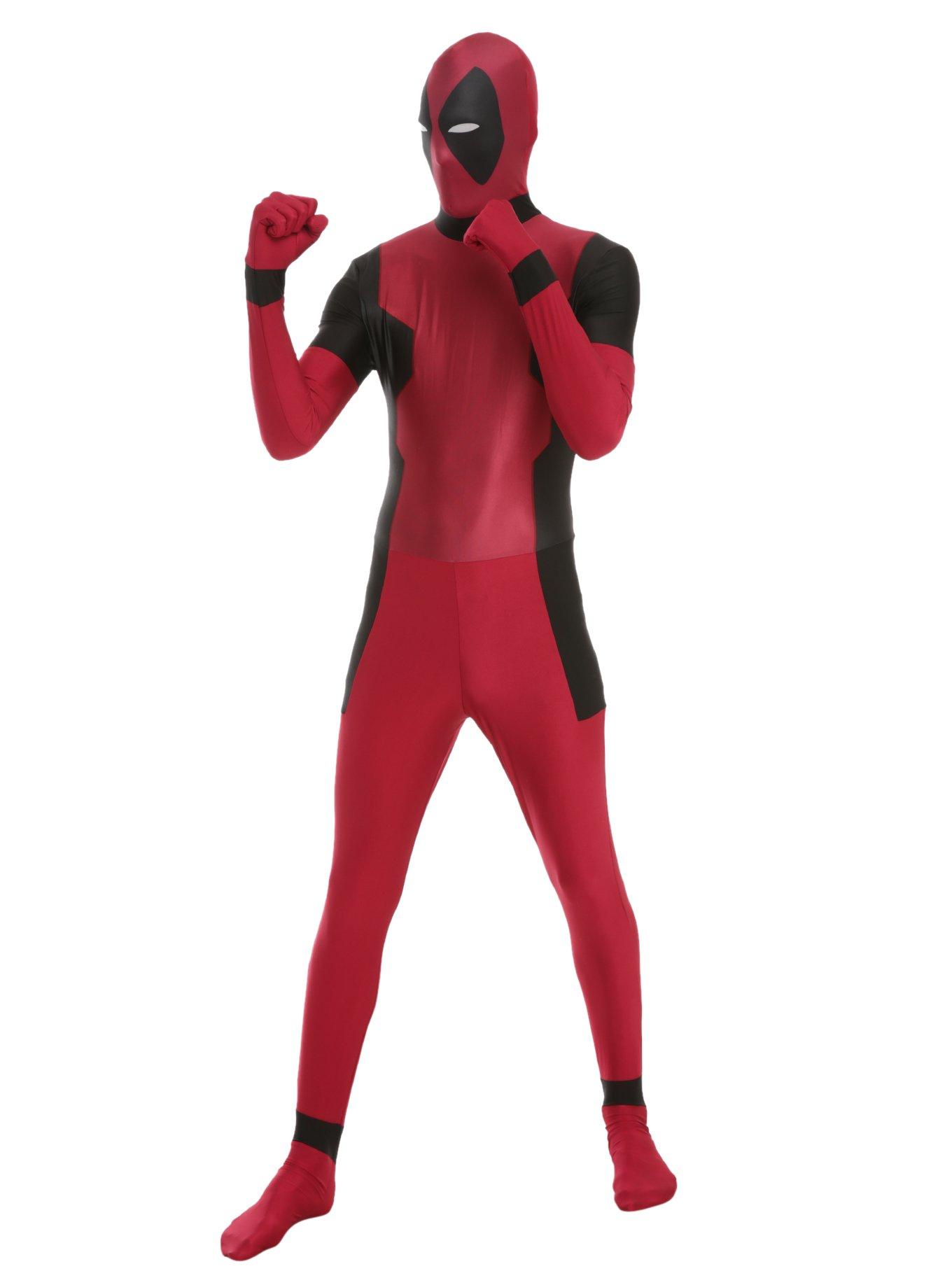 Marvel Deadpool Suit Costume, BLACK, hi-res