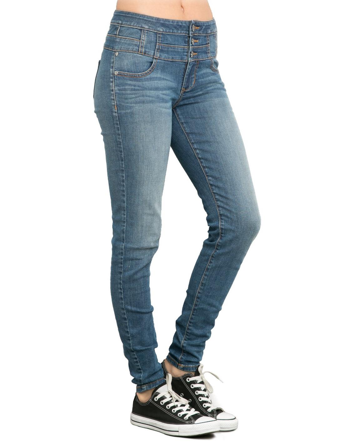 LOVEsick Medium Indigo High-Waisted Skinny Jeans, DARK BLUE, hi-res