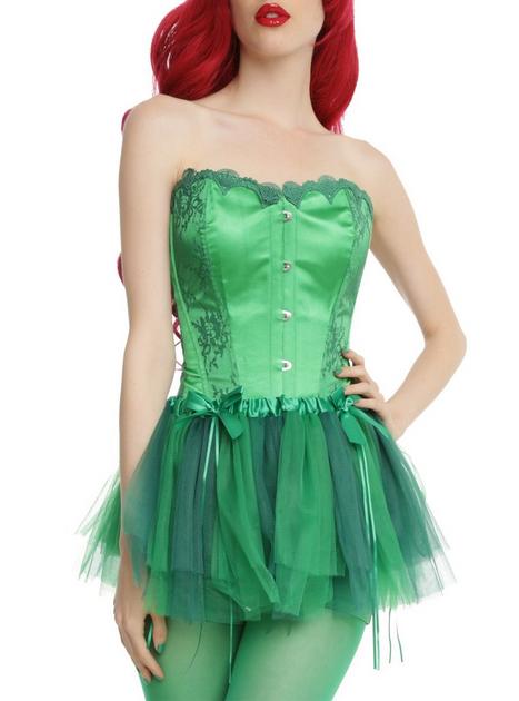 slim fit dress slacks Poison Ivy Batman Green Women's Adult Costume Officially Licensed –  HalloweenStore.com