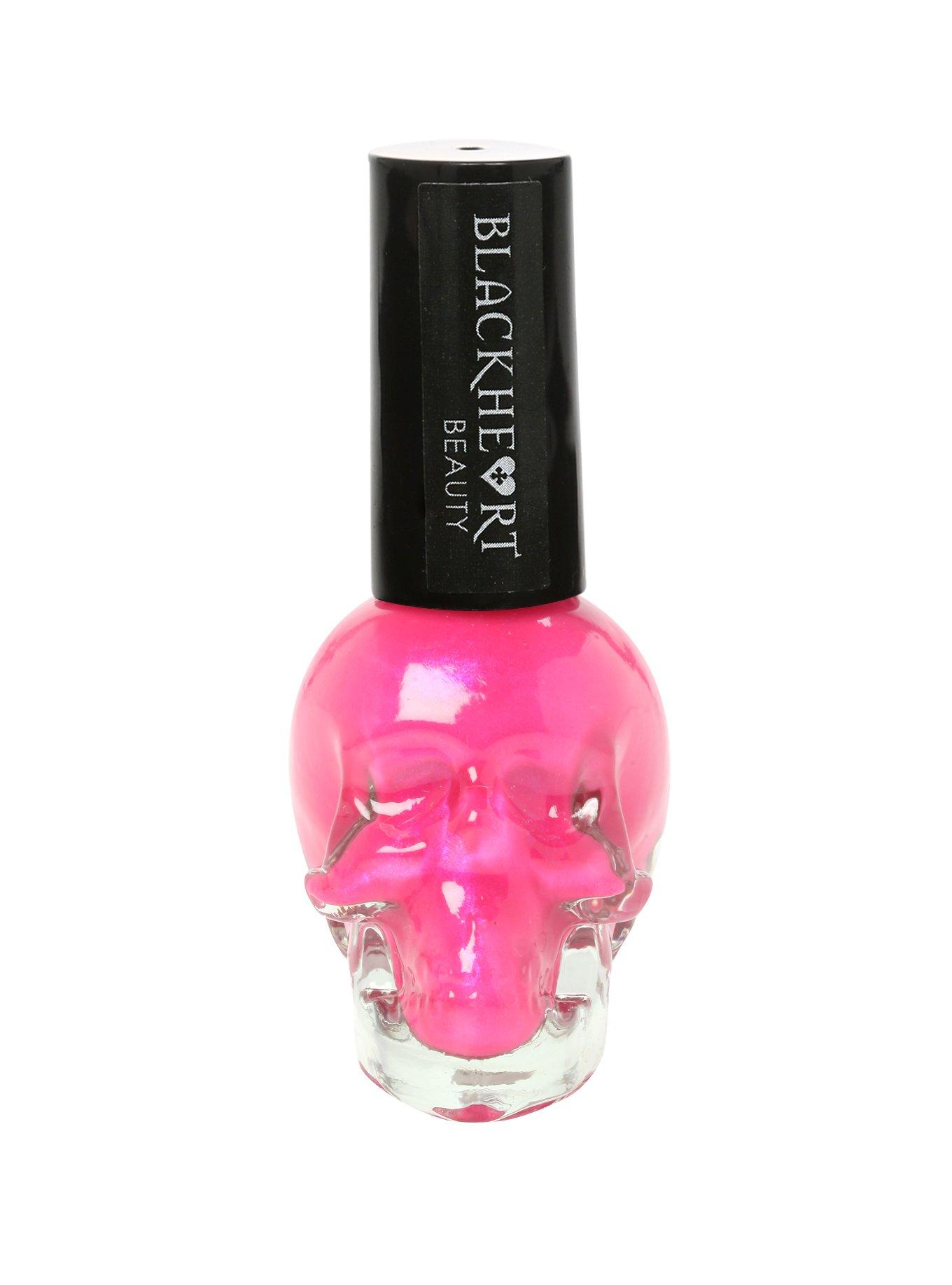 Blackheart Bright Fuchsia Nail Polish, , hi-res