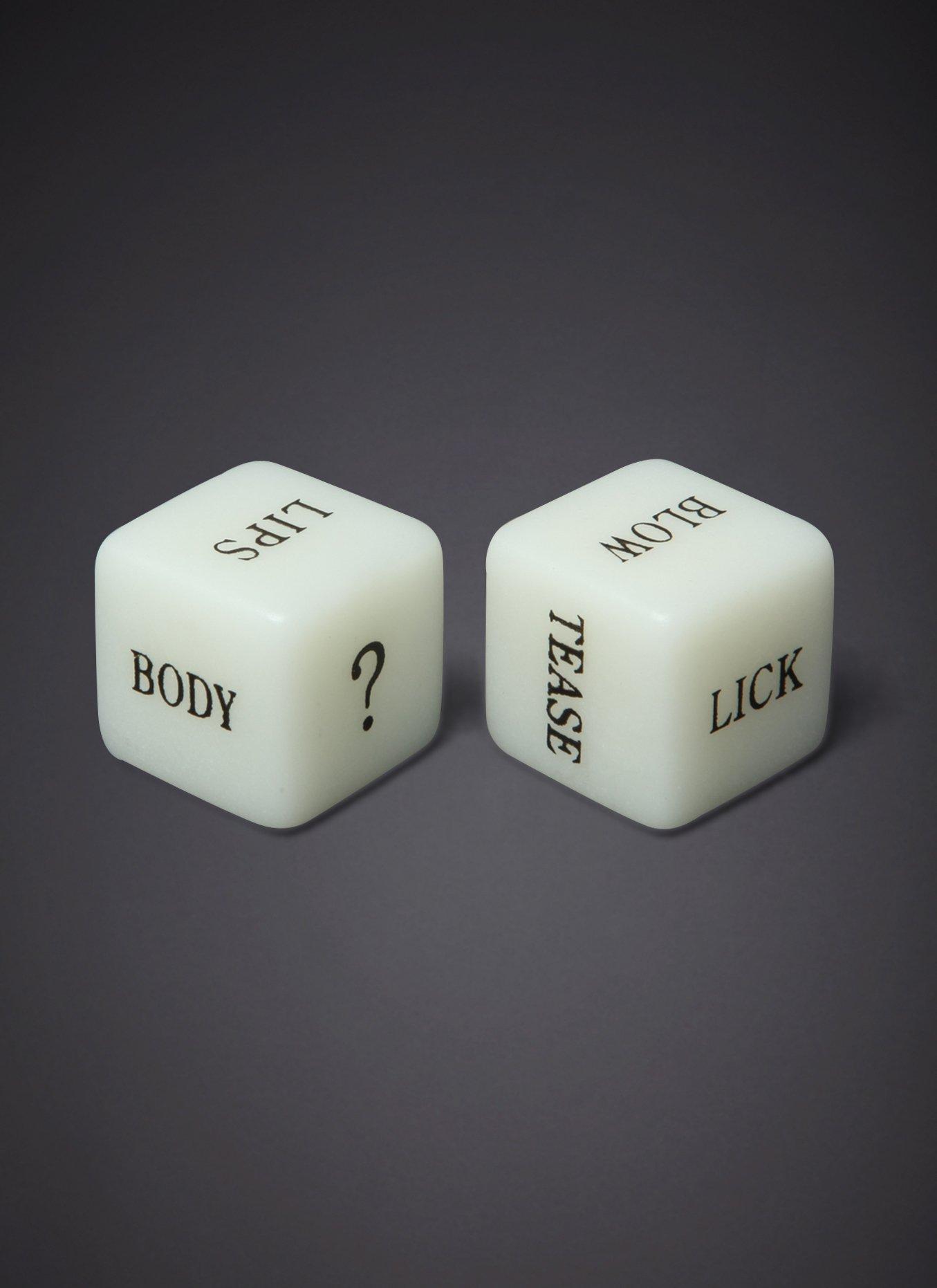 Glow-In-The-Dark Erotic Dice, , hi-res