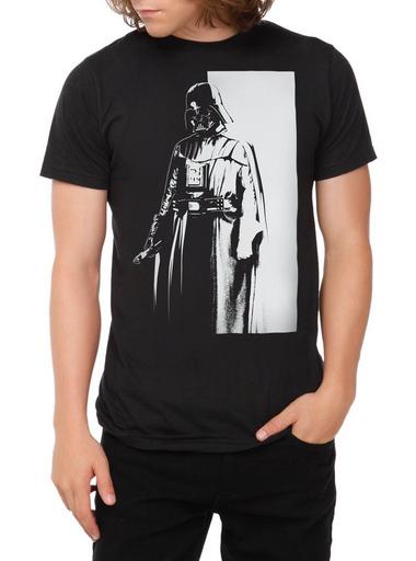 Starwars Darth Vader Movie Promo TシャツXL Star Wars Darth Vader T-Shirt | Hot Topic