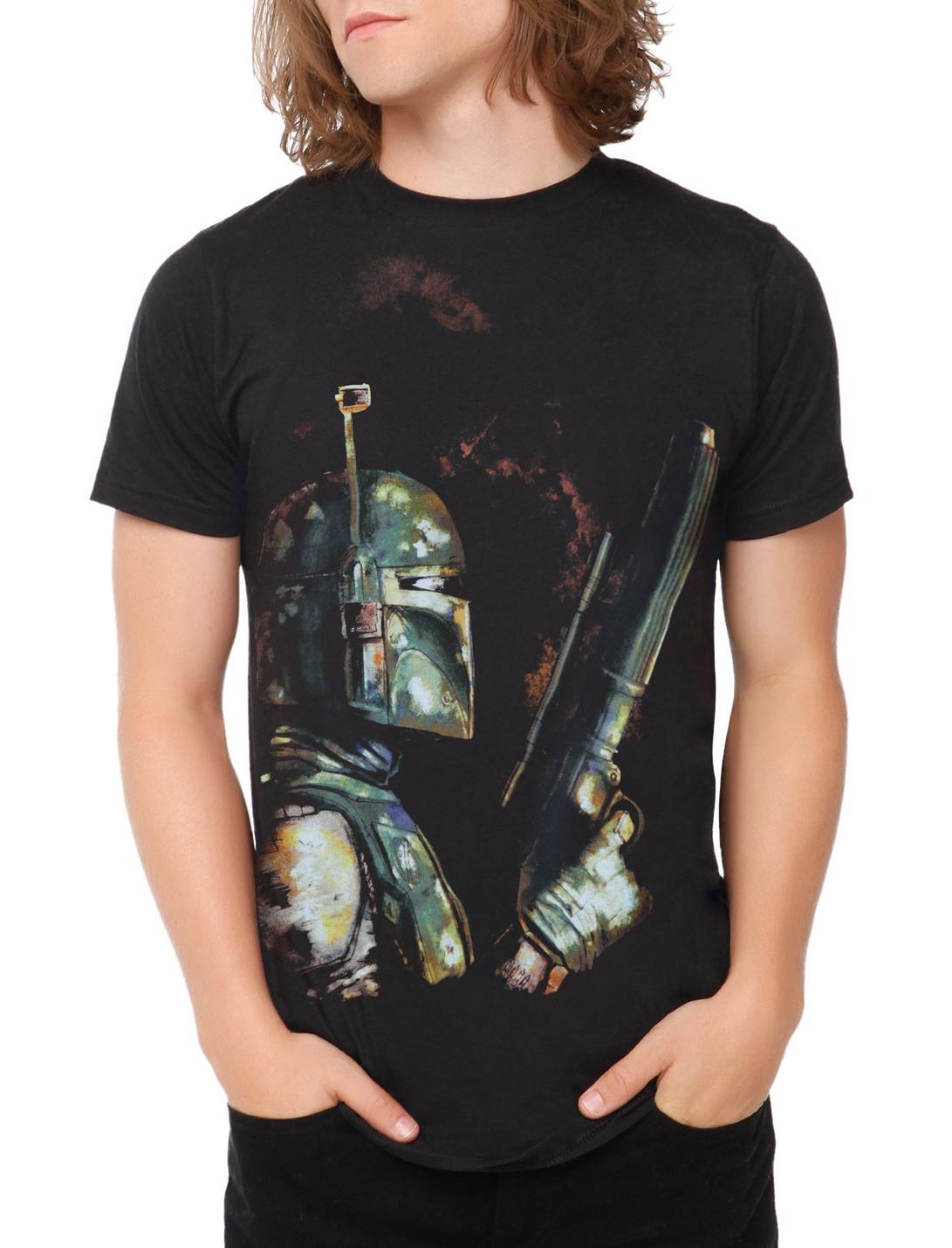 Star Wars Boba Fett Bounty Hunter T-Shirt, BLACK, hi-res