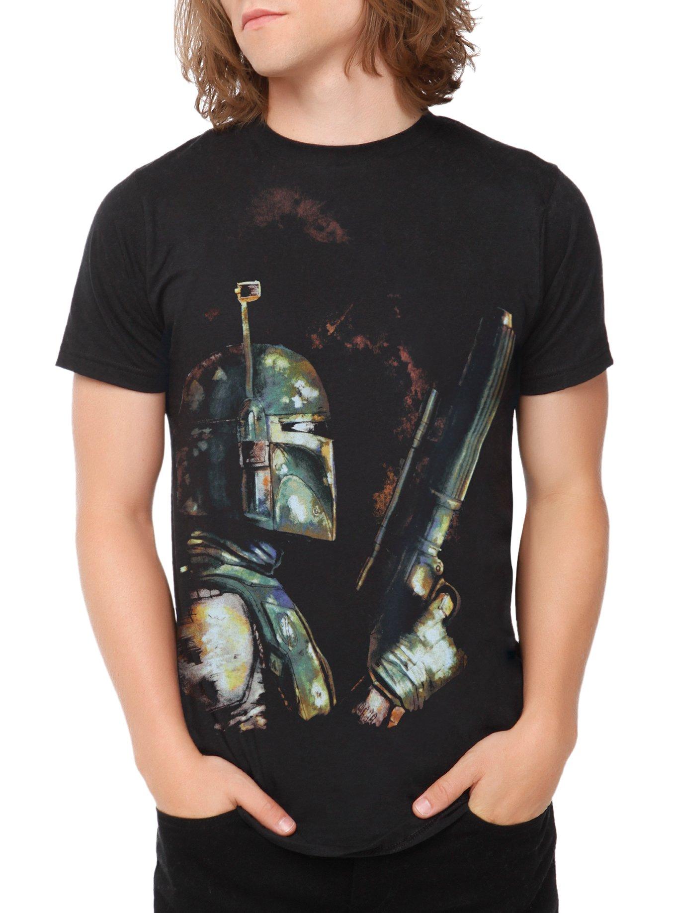 Star Wars Boba Fett Bounty Hunter T-Shirt, BLACK, hi-res