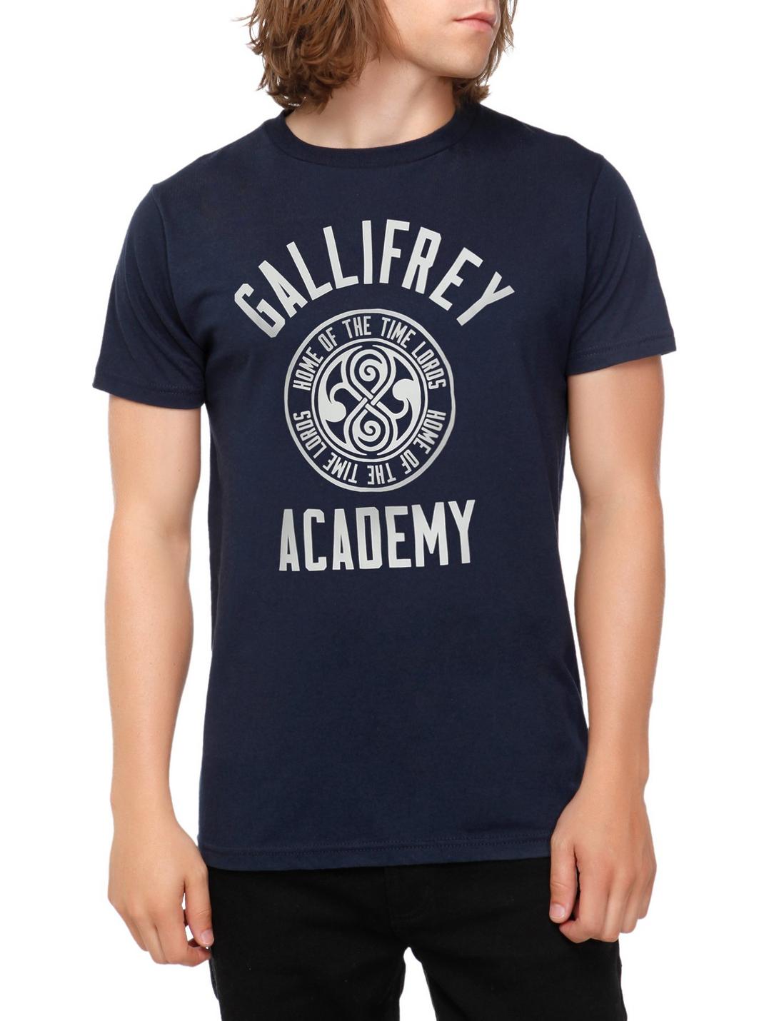 Doctor Who Gallifrey Academy T-Shirt, BLACK, hi-res