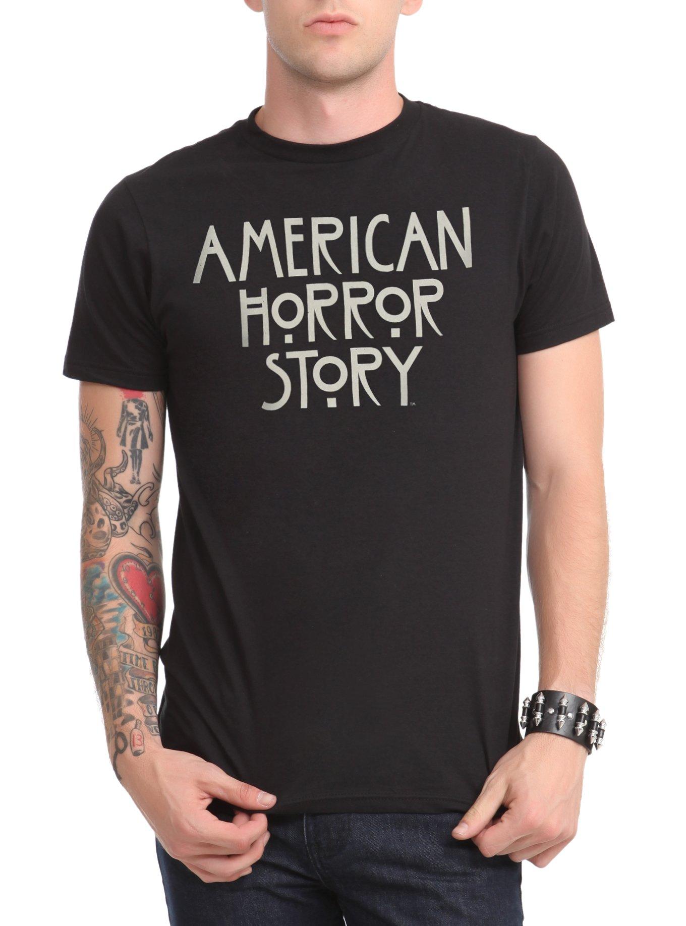 American Horror Story Logo T-Shirt, BLACK, hi-res