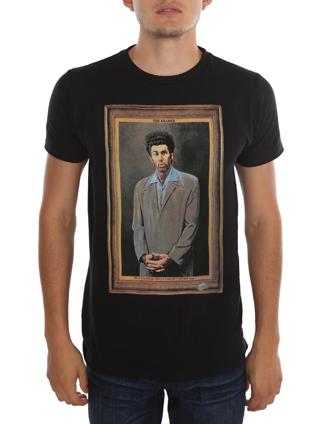 Seinfeld The Kramer T-Shirt, BLACK, hi-res