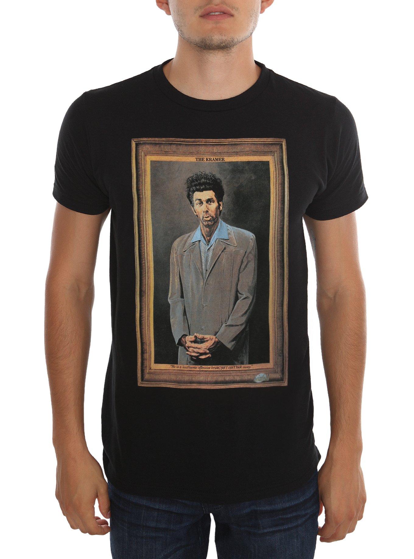 Seinfeld The Kramer T-Shirt, BLACK, hi-res