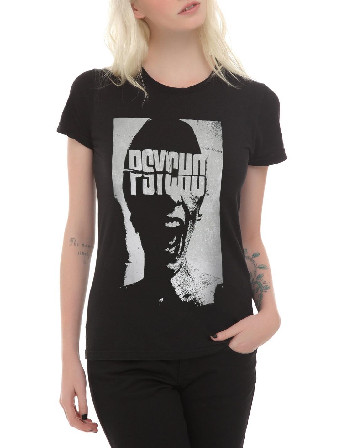 Psycho Scream Poster Girls T-Shirt, BLACK, hi-res