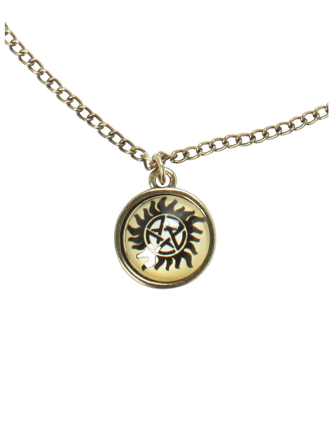 Supernatural Anti-Possession Symbol Necklace, , hi-res