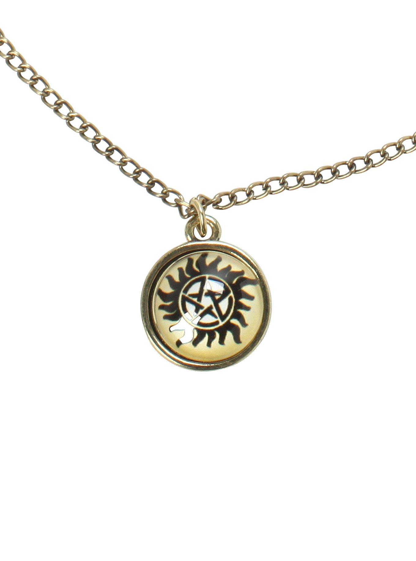 Supernatural Anti-Possession Symbol Necklace, , hi-res