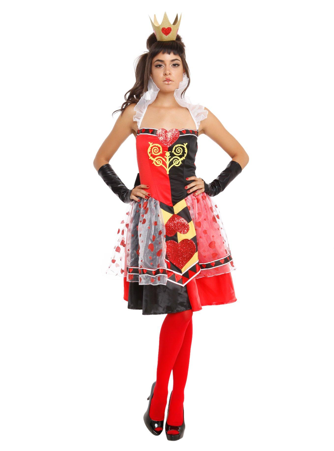 Disney Villains Queen Of Hearts Costume, , hi-res