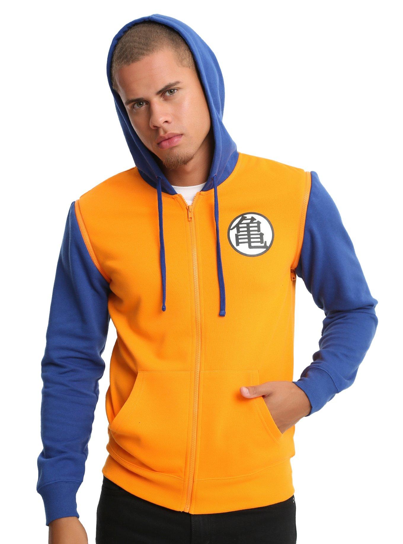 Dragon ball z short hotsell sleeve hoodie