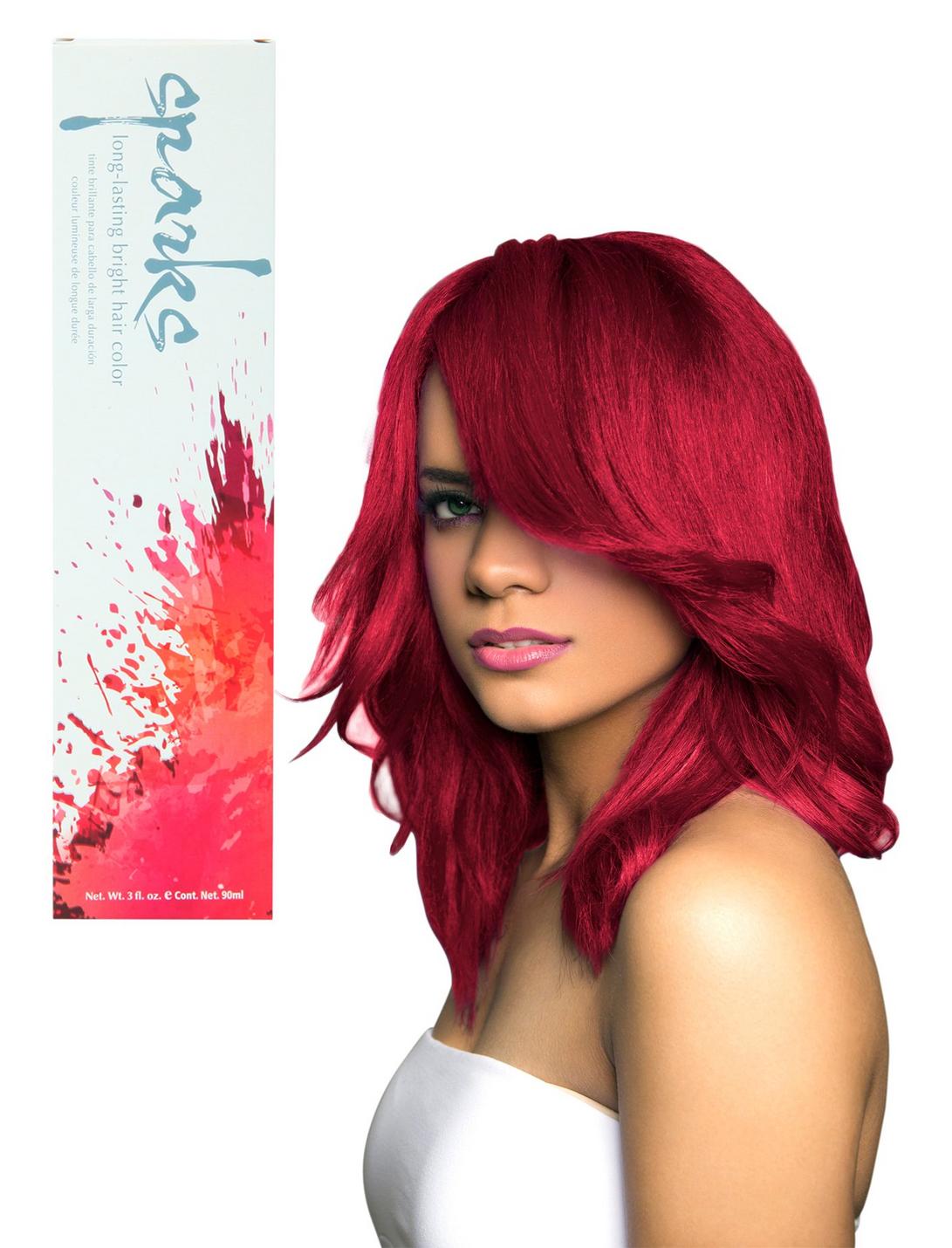 Sparks Red Hot Hair Dye, , hi-res