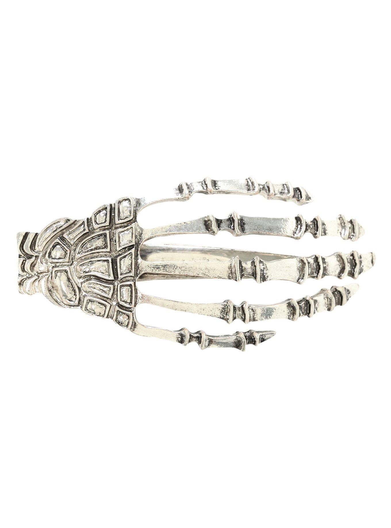 LOVEsick Skeleton Hand Hair Clip, , hi-res