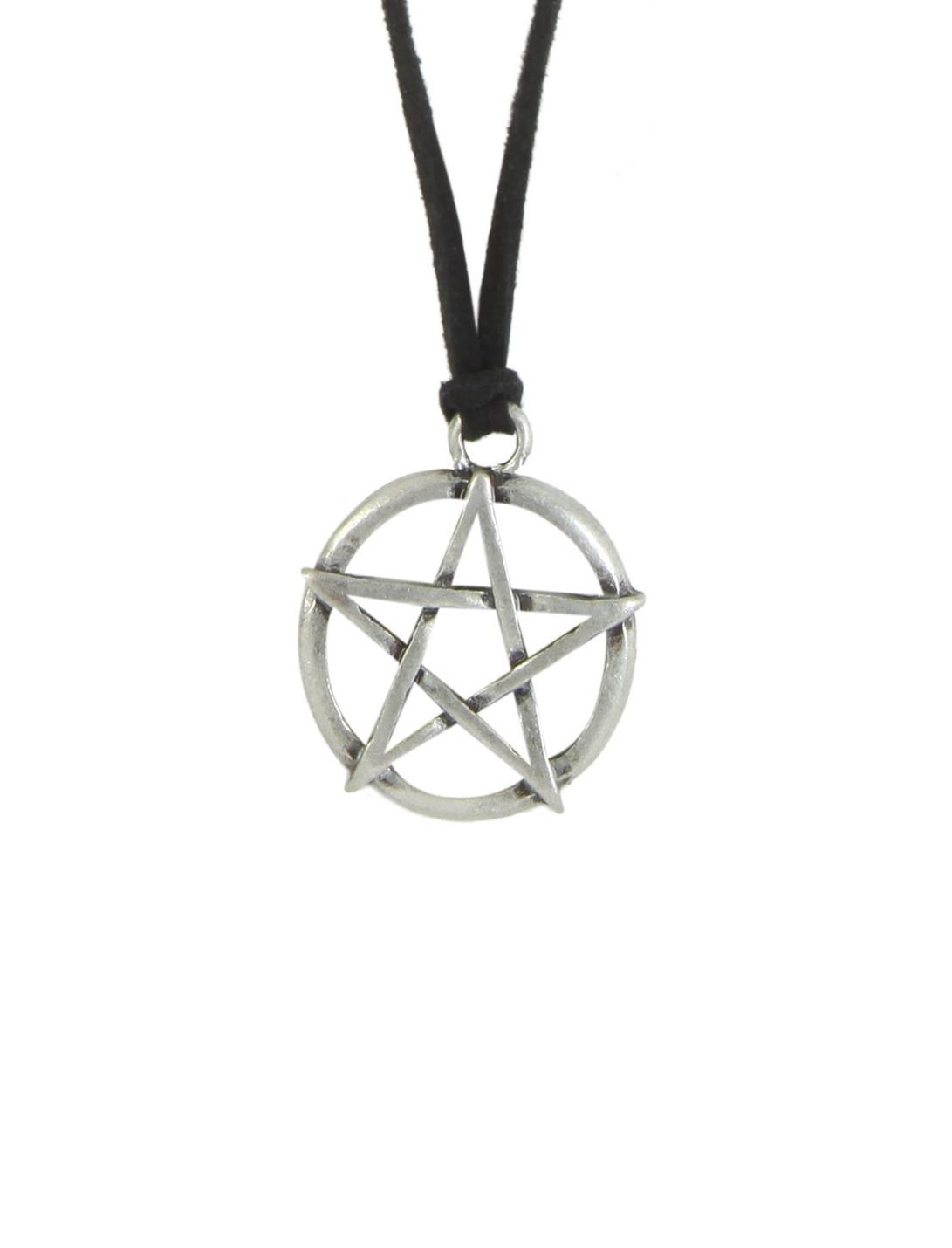 Pentagram Cord Necklace, , hi-res
