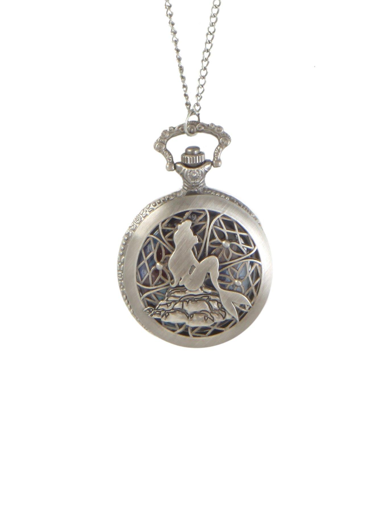 Disney The Little Mermaid Pocket Watch Necklace, , hi-res