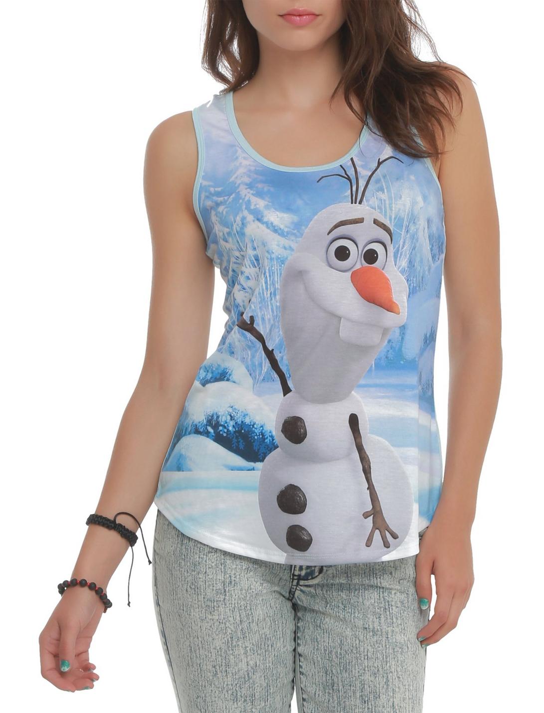 Disney Frozen Olaf Girls Tank Top, LIGHT BLUE, hi-res