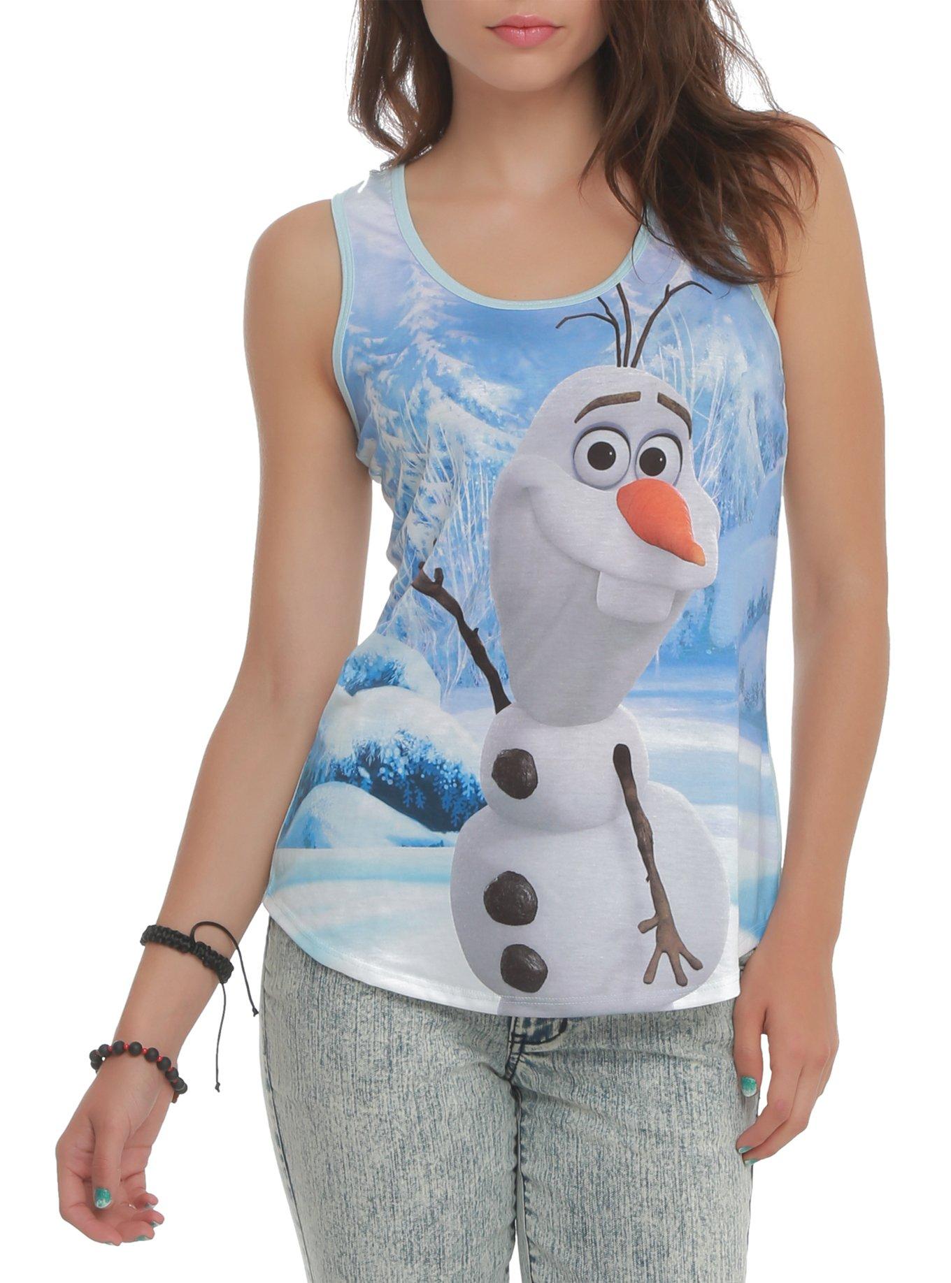 Disney Frozen Olaf Girls Tank Top, LIGHT BLUE, hi-res