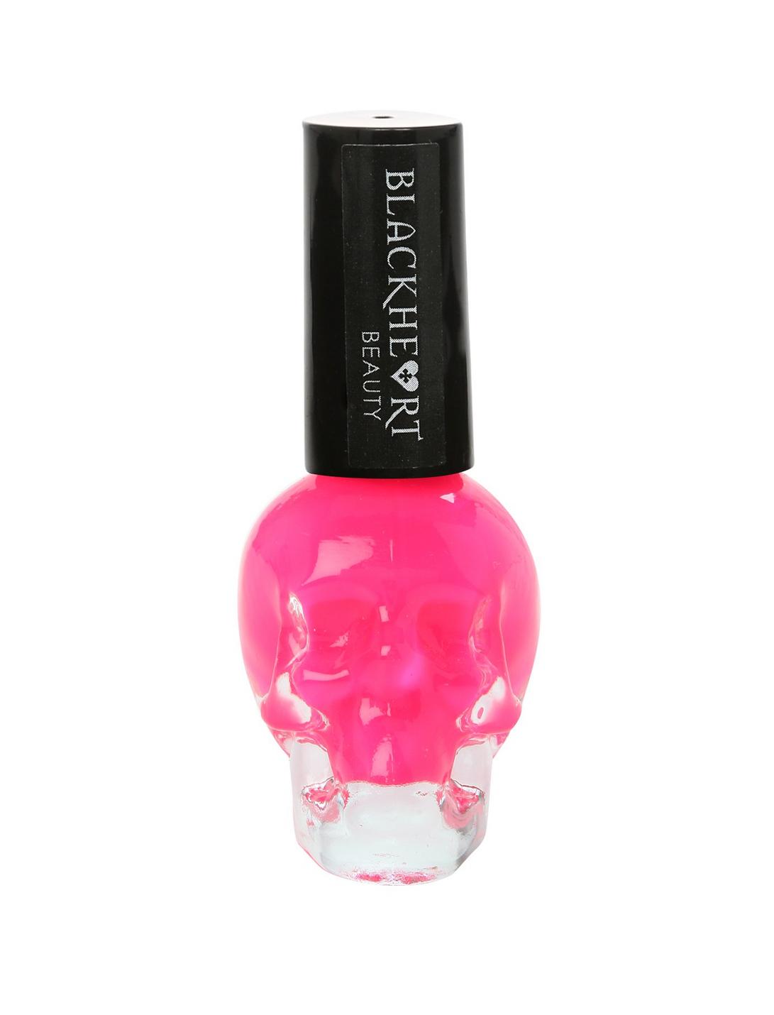 Blackheart Beauty Neon Pink Nail Polish, , hi-res