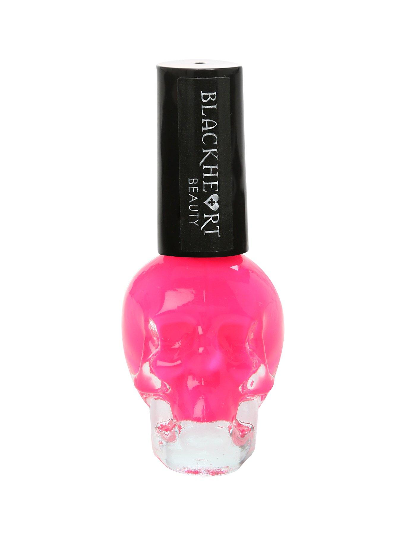 Blackheart Beauty Neon Pink Nail Polish, , hi-res