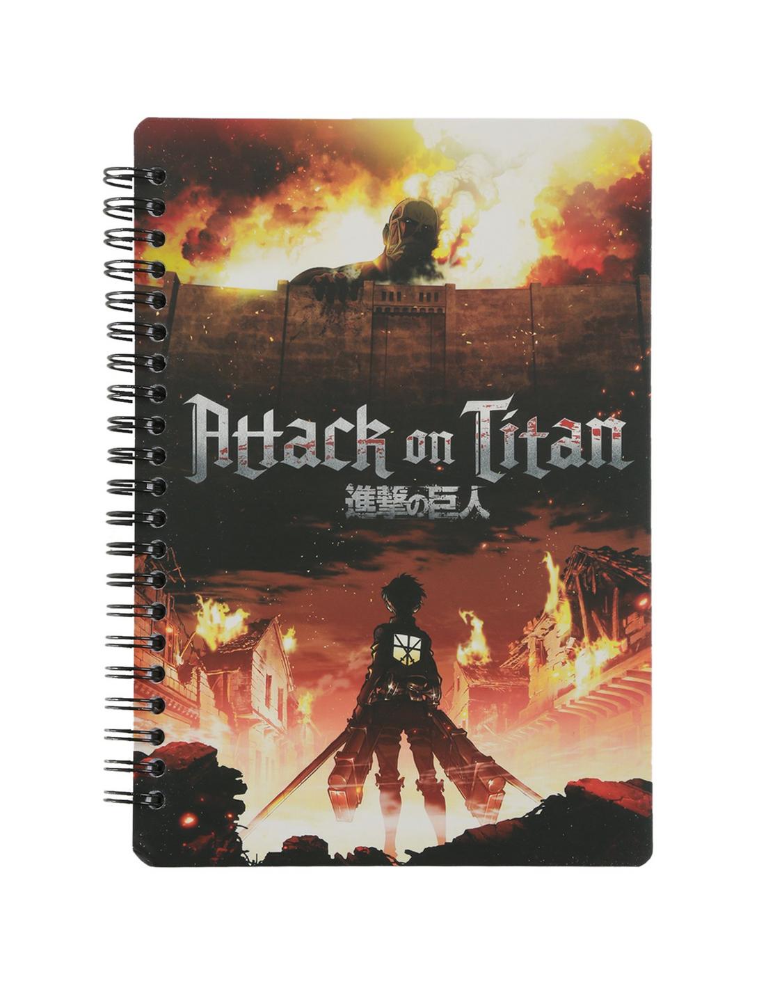 Attack On Titan Spiral Notebook, , hi-res